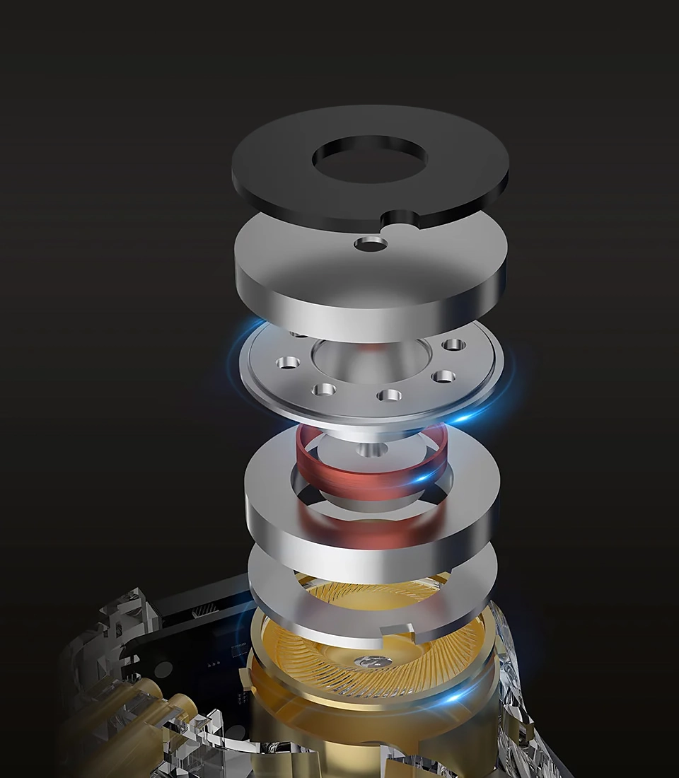 Вакуумні навушники KZ ZS10 Pro 2 гібридні з 10 драйверами та регулюванням звуку